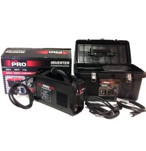 contenido del paquete de la soldadora inverter cevik titanium 200 pro